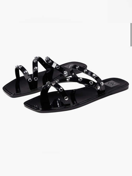 DV by Dolce Vita Shoes - DV Dolce Vita Shelly Slide Sandals Black (8)